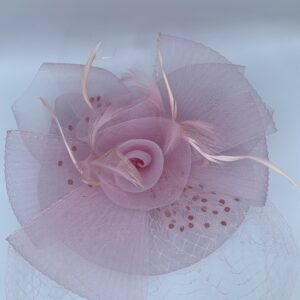 Pink Color Fascinator