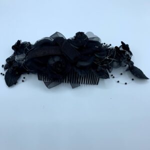 Simple Black Barrette