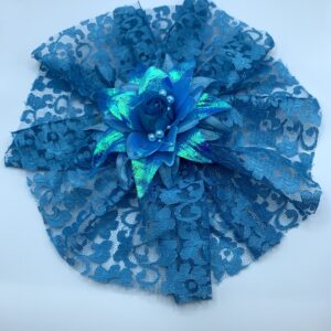 Turquoise Color Church Veil